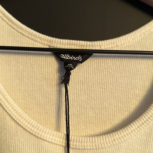 NWT Allbirds Ribbed Tank - XXL - Natural white color - Picture 3 of 3